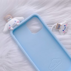 iPhone 12 Pro Max Blue Cinnamoroll Figure Case